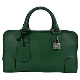 Borsa a mano Loewe Amazona 28 Anagram Logo in pelle Mini Boston Bag