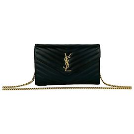 Mini borsa a tracolla in pelle Saint Laurent