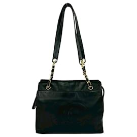 CHANEL Vintage Coco Mark Lammfell Ketten-Tote Bag - Chanel