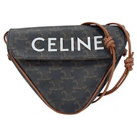Mini borsa a tracolla Celine Triomphe Triangle - Céline