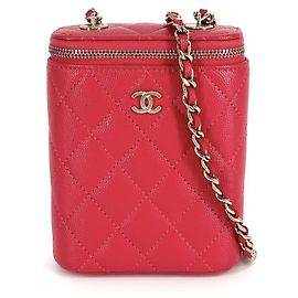 Borsa a Spalla Chanel Matelassé Rossa