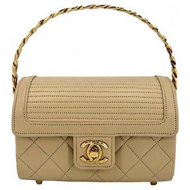 Mini borsa a mano con manico superiore matelassé per bambino Chanel