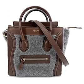 Céline Borsa a tracolla Celine Women's Luggage Nano Shopper Boa da donna
