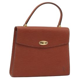 Borsa LOUIS VUITTON Epi Malesherbes Marrone M52373 LV Auth 188584