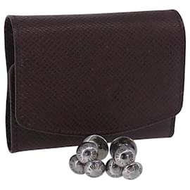 LOUIS VUITTON Taiga Gemelli Ardoise Silver M30566 Auth bs35759