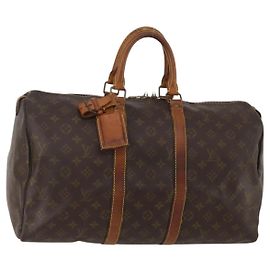 LOUIS VUITTON Borsa Boston Monogram Keepall 45 M41428 LV Auth 188431
