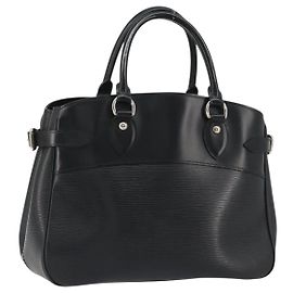 Bolso LOUIS VUITTON Epi Passy PM Negro M59262 LV Auth ep15004A