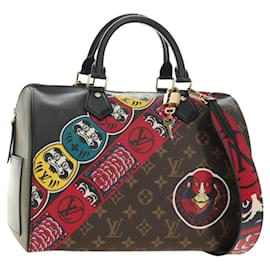 LOUIS VUITTON Borsa Monogram Kabuki Speedy 30 M43505 LV Auth 189086SAM
