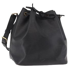 Borsa a Spalla LOUIS VUITTON Epi Petit Noe Nero M44102 LV Auth 189169