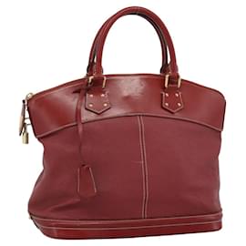 Borsa LOUIS VUITTON Lockit Suhari Red M95862 LV Auth bs35734A - Louis Vuitton