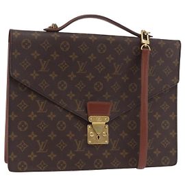 LOUIS VUITTON Monogram Porte Documents Bandouliere Bag M53338 LV Auth BA13560A