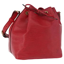 Borsa a Spalla LOUIS VUITTON Epi Petit Noe Rosso M44107 LV Auth 189163