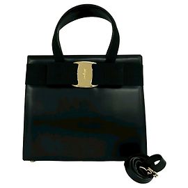 Borsa a tracolla Salvatore Ferragamo con logo Vara Ribbon