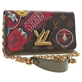 LOUIS VUITTON Monogram Kabuki Twist MM Shoulder Bag M67270 LV Auth 189668SAM