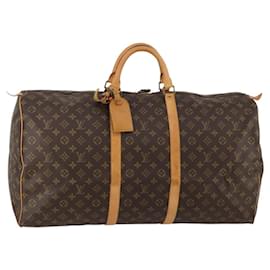 LOUIS VUITTON Monogram Keepall 60 Boston Bag M41422 LV Auth 188986A - Louis Vuitton
