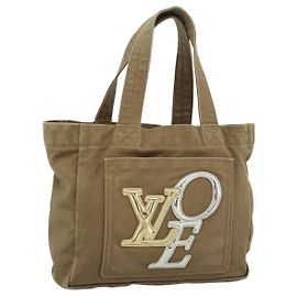 LOUIS VUITTON That's Love Tote PM Tragetasche aus Canvas Braun M95469 LV Auth 189837A
