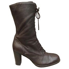 Jil Sander Leder Stiefeletten