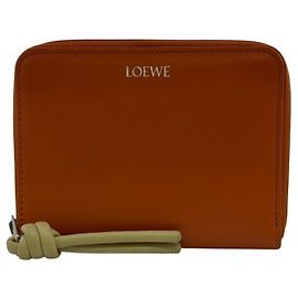 Carteira compacta com zíper Loewe Knot