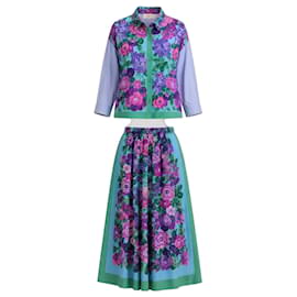 Completo in Seta Floreale Weekend Max Mara
