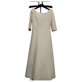 Christian Dior langes Kleid aus Wolle und Seide