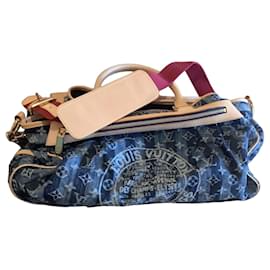 Louis Vuitton Keepall Bandouliere 50 Monogram Denim