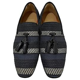 Christian Louboutin Dandelion Tassel Loafer - Navy/Weiß - 39.5