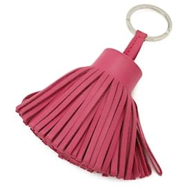 Chaveiro Hermes Carmen em couro Agneau Milo rosa - Hermès