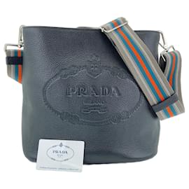 Schultertasche Schwarz Prada