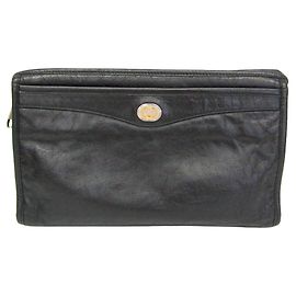 Bolso de mano de cuero Gucci Interlocking 575991