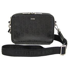 Borsa a tracolla in pelle da uomo Christian Dior Oblique Galaxy