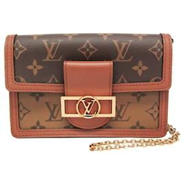 Louis Vuitton Monogram Reverse Dauphine Chain Wallet M68746