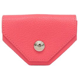 Hermès Hermes LE 72 Pink Ziegenleder Münzbeutel