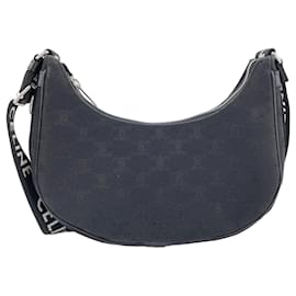 Celine Ava Schultertasche, Schwarz - Céline