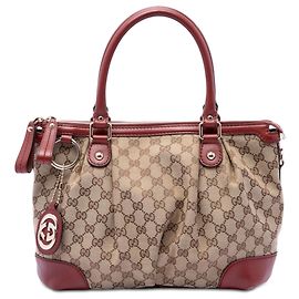 Bolso Sukey de lona GG beige Gucci
