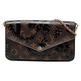 Louis Vuitton Pochette Felicie Monogram Blossom marrone
