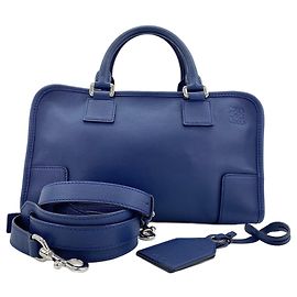 Sac à main 2-Way Loewe Amazona 28 en Navy