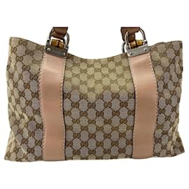 Borsa Tote Gucci Bamboo Rosa