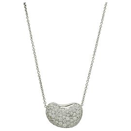 Tiffany & Co Collana con pendente design Elsa Peretti Bean di Tiffany