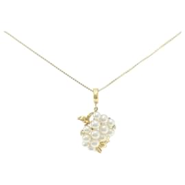 Autre Marque Collana con perle Akoya e diamanti Au750