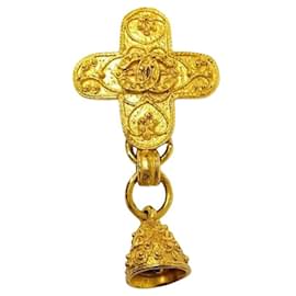 Spilla Chanel 94A Vintage Bell Cross Motif