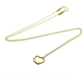 Pendente Tiffany & Co. Elsa Peretti Open Heart in oro giallo 18K 11mm