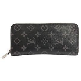 Carteira longa Louis Vuitton Monogram Eclipse
