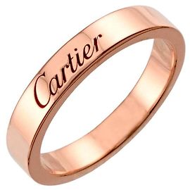 Anello C de Cartier in oro rosa
