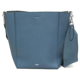 Celine Sangle Seau en piel de becerro Small - Céline