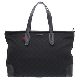 Borsa Tote Gucci GG Canvas nera