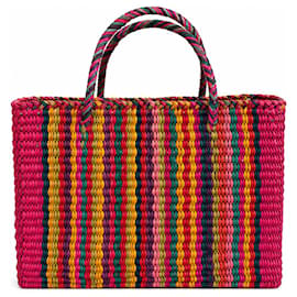 Nannacay Mehrfarbige geflochtene Stroh-Tote-Bag - Autre Marque