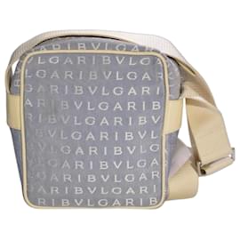 Bulgari Borsa a tracolla Bvlgari Logo Mania Canvas Blu