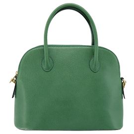 Céline Celine Vintage Convertible Bowler aus Leder Medium