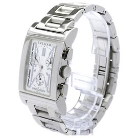 Bulgari Bvlgari Bvlgari Rettangolo Chronograph Quartz Stainless Steel 49
