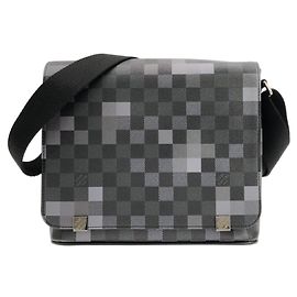 Borsa a Spalla Louis Vuitton Damier Graphite Pixel District PM